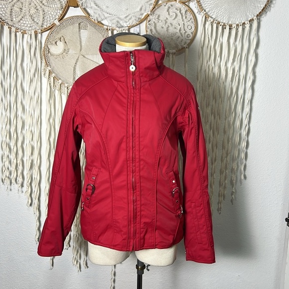 NILS Red Snowboarding Ski Winter Jacket Size 6 - Picture 1 of 16